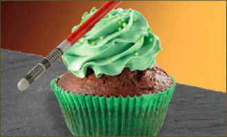 Cupcake Yoda au café hyperion