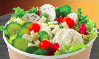 Salade aux 3 fromages au café hyperion